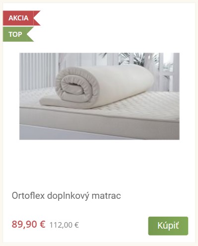 Ortoflex doplnkový matrac - meditec.sk