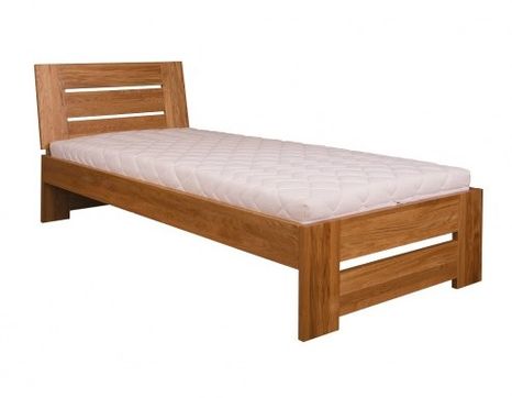 Nora posteľ z dubového masívu s 80